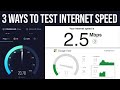 How to test internet speed on Google, ookla etc, in 1 minute