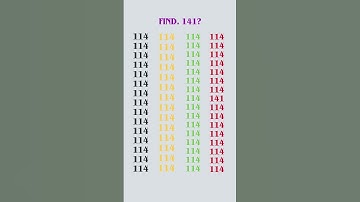 find the odd number 141 #ढूंढो #gkquiz #shortsfeed #facts #quiz#quiz #challenge #puzzle #braintest