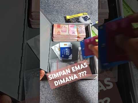 TEMPAT MENYIMPAN EMAS BATANGAN DAN EMAS PERHIASAN YANG AMAN | DI SAAT HARGA EMAS MAHAL | BRNKAS BUKU