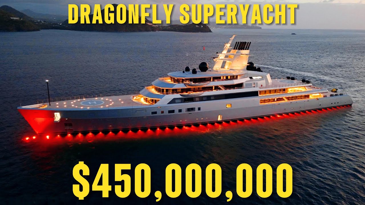 Суперяхта DRAGONFLY стоимостью 450 000 000 долларов, которая переосмысливает понятие роскоши.
