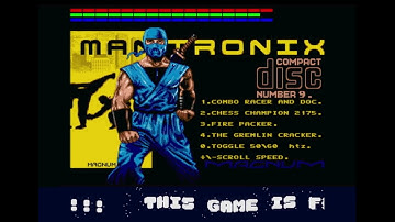 Atari ST Compacted Disk (CD) Scrollers [183] Mantronix CD #009