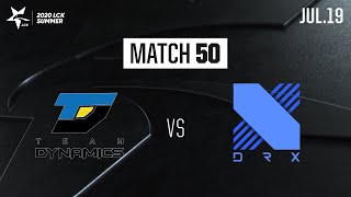 DYN vs DRX | Match50 H\/L 07.19 | 2020 LCK Summer