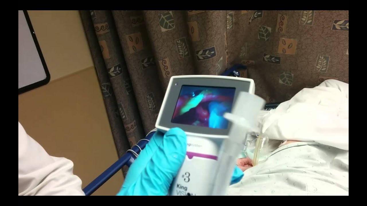 Kingvision channeled videolaryngoscope (VL) - YouTube