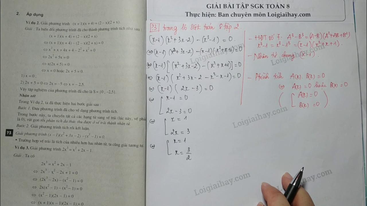Trả Lời Câu Hỏi 3 Bài 4 Trang 16 Sgk Toán 8 Tập 2 - Youtube