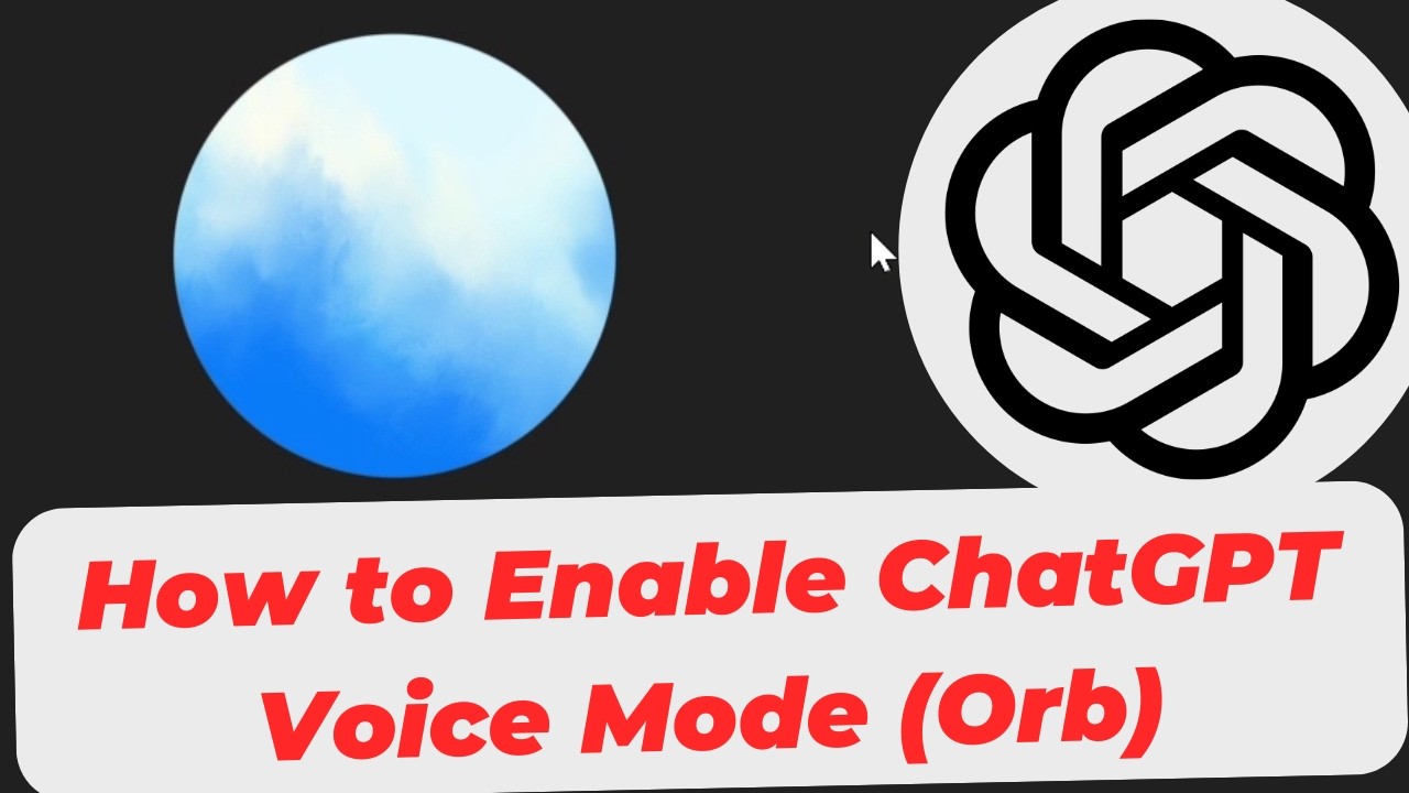 How to Use ChatGPT Voice Mode on PC & Browser - YouTube