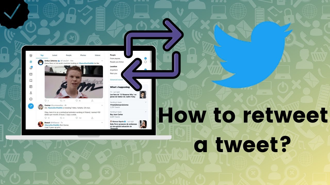 How to retweet a tweet on Twitter?