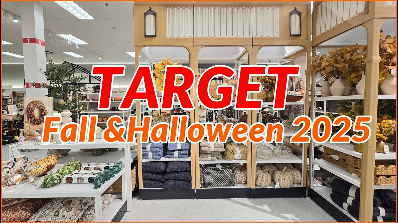 TARGET FALL AND HALLOWEEN DECOR 2025 SHOP WITH ME