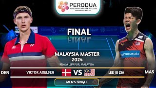 FINAL | Victor Axelsen (DEN) Vs Lee Zii Jia (MAS) | Malaysia Master 2024 Badminton by Bankminton 2,062 views 5 days ago 12 minutes, 14 seconds