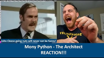 American Reacts to Monty Python Architect Sketch REACTION