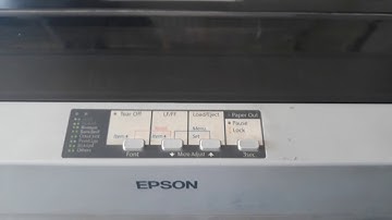 EPSON Printer FONT SETTING