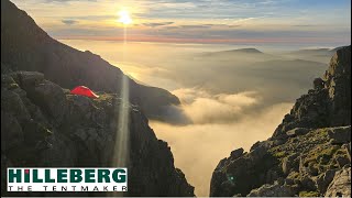 Mountain Ledge Wildcamp above the clouds - HILLEBERG JANNU
