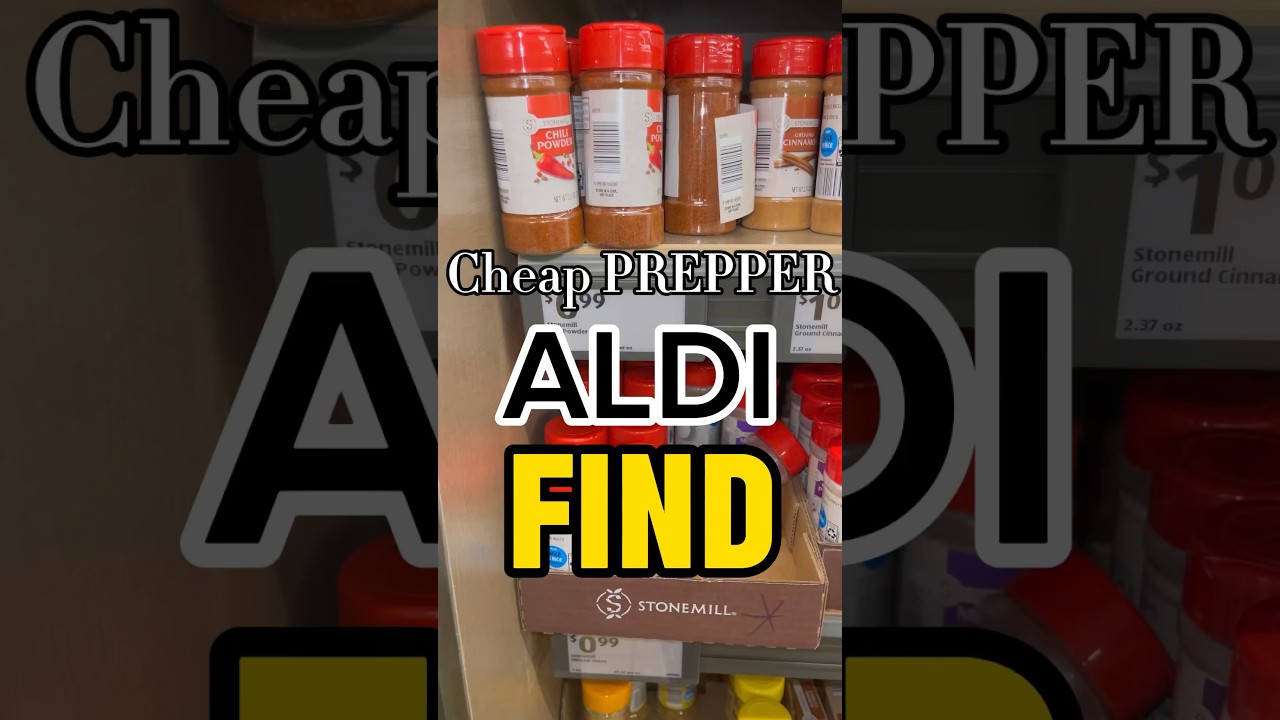 Cheap Prepper Panty Aldi Find 