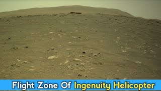Flight Zone Of Ingenuity Mars Helicopter In 1 Minute 4K