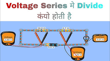 Why voltage get divided in Series| Resistor in series|
