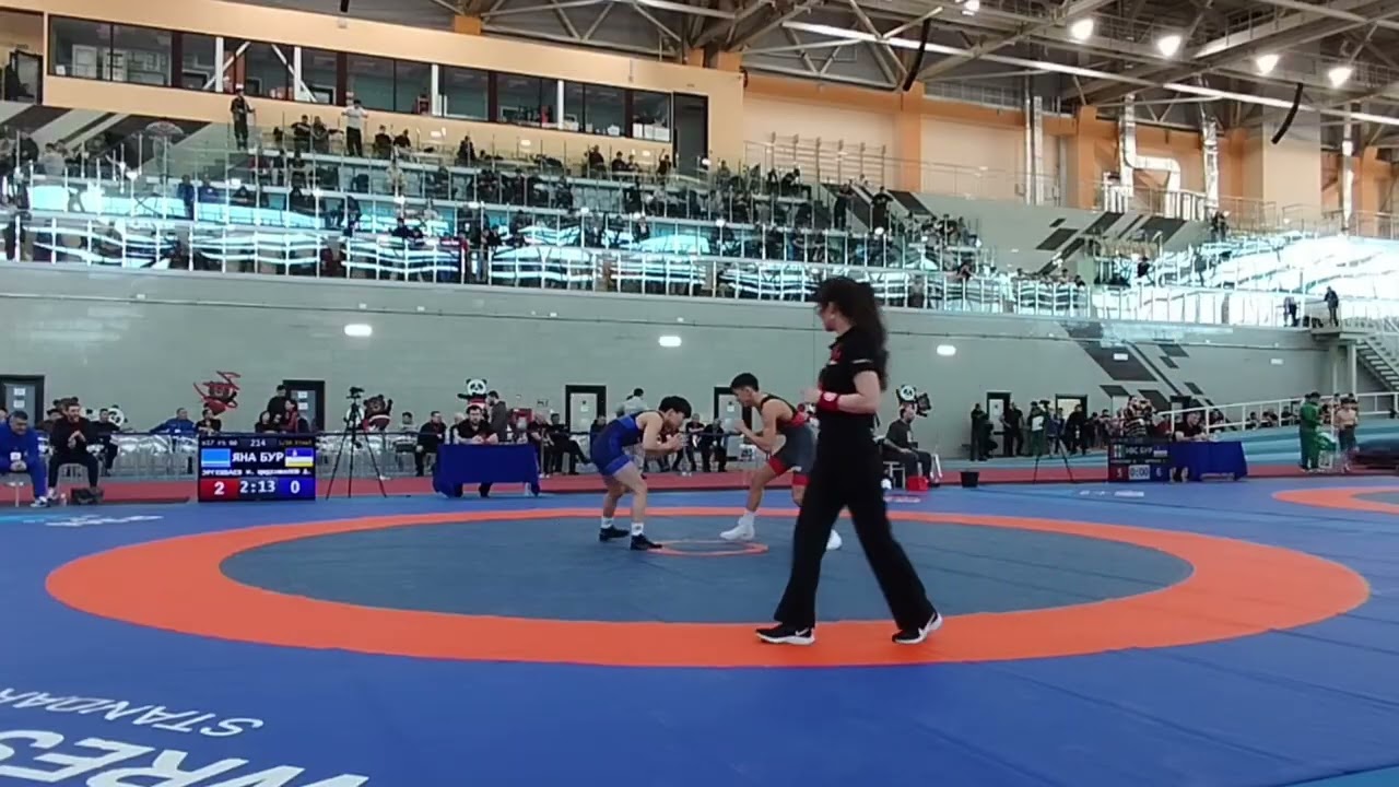 Эргеншбаев Нуриэль (ЯНА) - Цыденжапов Доржи (БУР) 1/16 Финала 60кг, Вольная Борьба, 