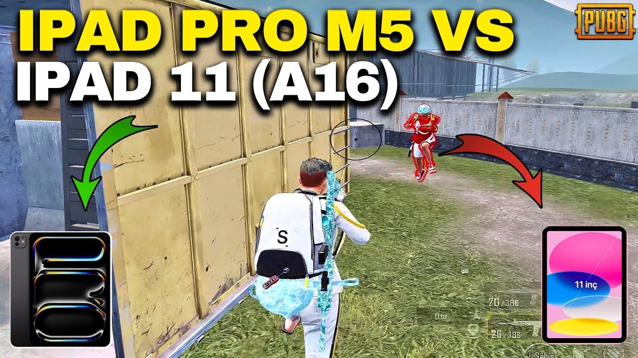 IPAD A16 (60FPS) VS IPAD PRO M5 (120FPS) & IPAD 11 ALINIR MI? KAÇ FPS, KASMA VE DONMA VAR MI? PUBG M