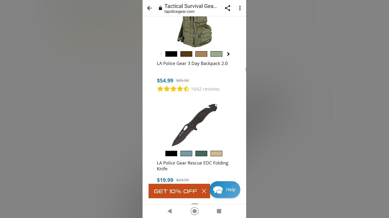 L.A. Police Gear LAPG daily deal of the day with discount codes 