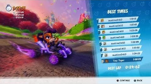 CTR:NF Coco Park Time Trial (Dev Ghost)