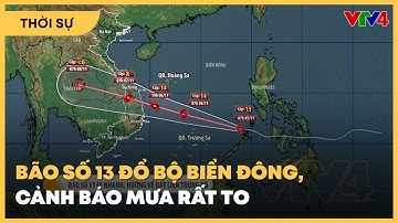 Bão số 13 Kalmaegi đổ bộ Biển Đông: Các địa phương khẩn trương ứng phó | VTV4