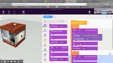 Part 2 Making a quick Merge Cube presentation interactive in Cospaces Edu