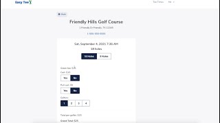 Easy Tee Golf - Book a Tee Time