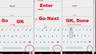 How to Add Custom Button (Next, OK) on Keyboard (imeOptions), Next, OK, GO, Done screenshot 4