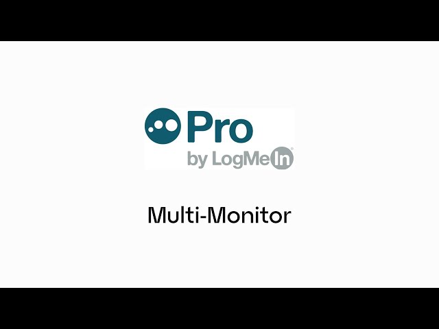 LogMeIn Pro Multi-Monitor - YouTube