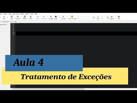 Python intermediário I Tutorial 4 - Manipulação de exceções