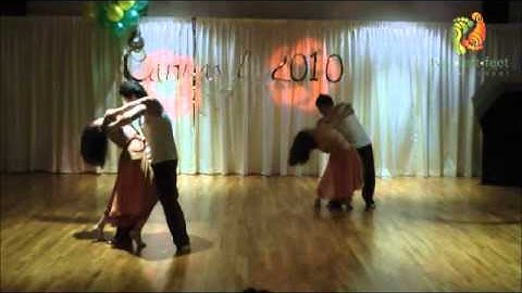 Two Left Feet 2009 Zouk Performance Team at Carnaval 2010 - Blue Coast routine