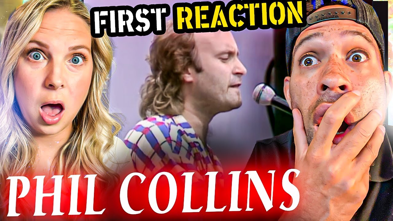 Our FIRST time SEEING Phil Collins - Against All Odds (Live Aid 1985)!! BRUH....