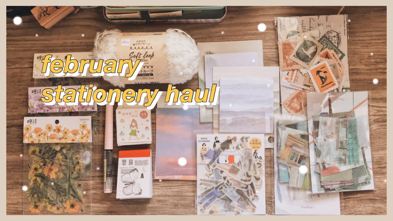 my february stationery haul (shopee)