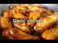 TASTY GARLIC CHICKEN WINGS - easy food recipes for dinner to make at home