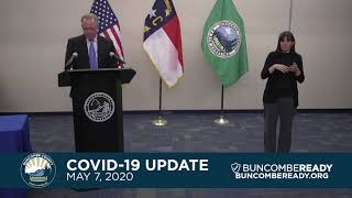 Buncombe County COVID-19 Community Update (May 7, 2020)