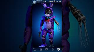 Stylized Withered Bonnie FNAF AR Workshop Animation