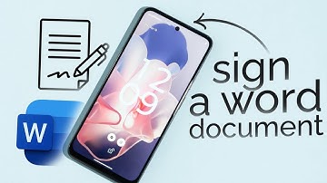 How to Sign a Word Document on Android (tutorial)