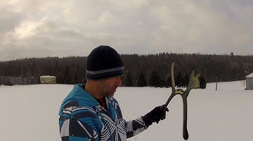 Returning Boomerang PANTHER demonstration on how to throw with no WIND