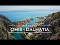 Omis croatia   by drone 4k