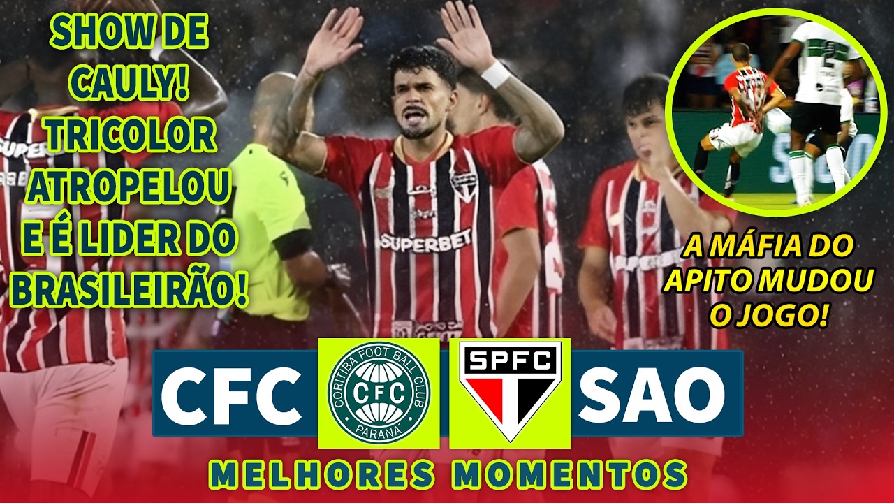 ESTRÉIA COM GOLAÇO DE CAULY | Coritiba x São Paulo | Melhores Momentos (COMPLETO) | 25/02/2025