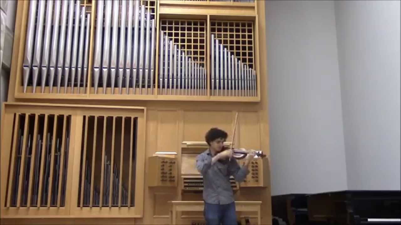 Watch Brahms Violin Concerto/Bach Sonata solo violin No. 2 Grave. Francisco Barradas Audition. on YouTube Watch Brahms Violin Concerto/Bach Sonata solo violin No. 2 Grave. Francisco Barradas Audition. on YouTube
