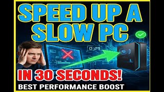 Speed Up a Slow PC in 30 Seconds | Boost Performance Instantly!