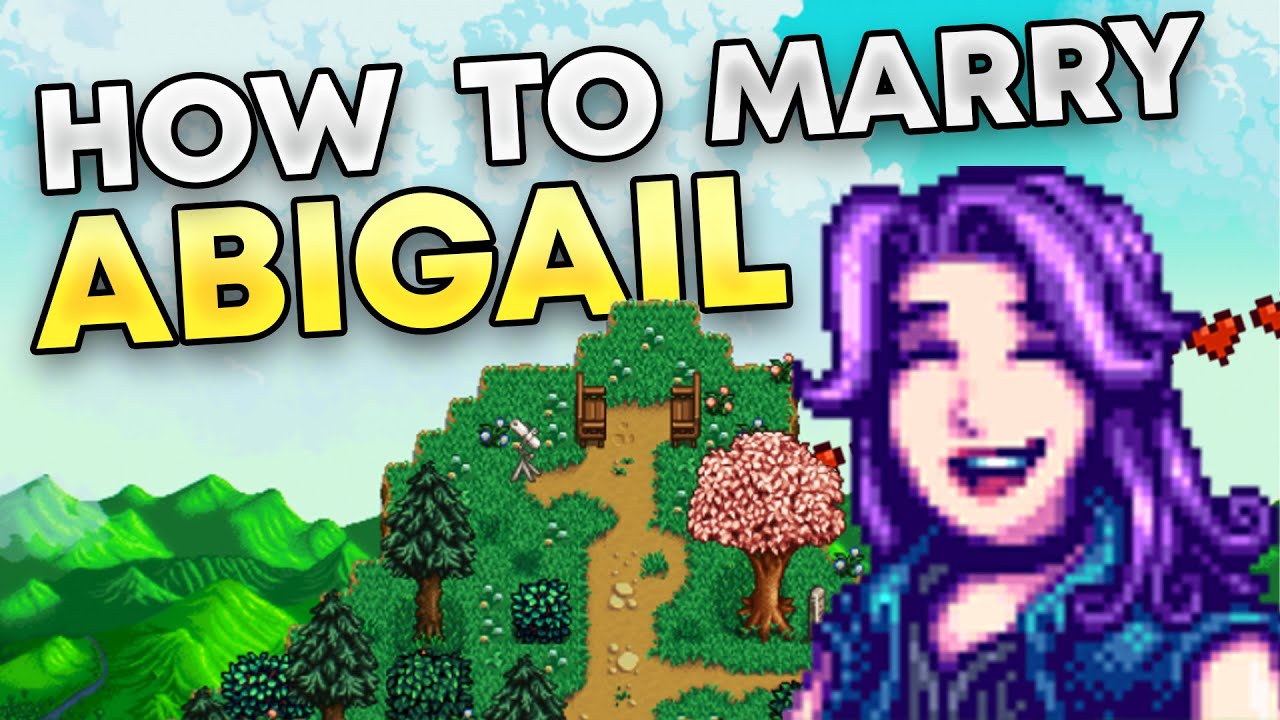 stardew valley abigail ชอบอะไร  2022 Update  How to marry Abigail in Stardew Valley! Ultimate Guide to Abigail