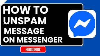 How to Unspam Messages on Messenger (Move Chats Back to Inbox) screenshot 1