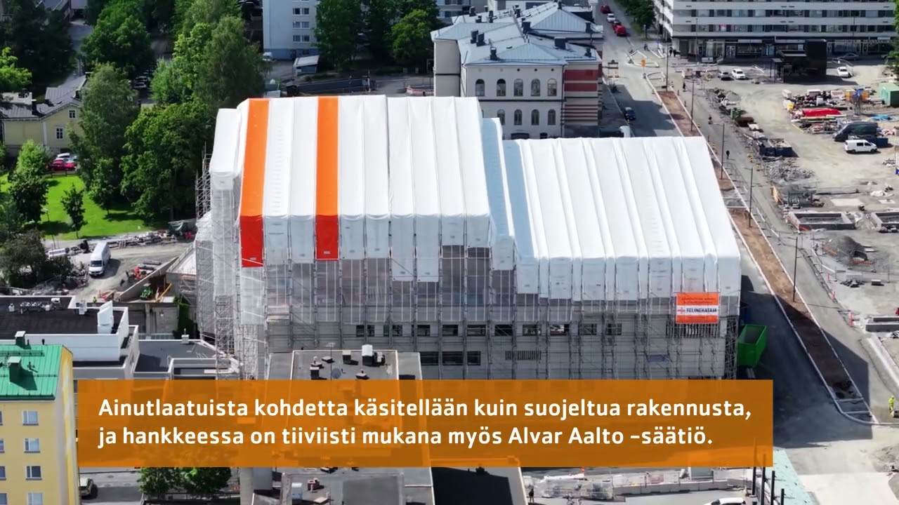 Teatteritalo, Jyväskylä – peruskorjaus 2024–25 – Telinekataja