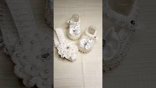 How I made my beaded baby shoes crochetbabyaccessories fashionbabyclothing baby moderncrochet
