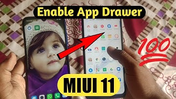How to enable App Drawer in MIUI 11 | How to get app drawer in MIUI 11 | Techno Members