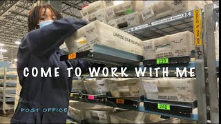 Come To Work With Me |Warehouse Worker | Working at Post Office