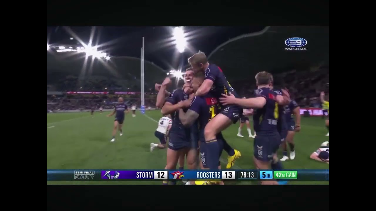 Will Warbrick Takes Storm to Preliminary Final against panthers