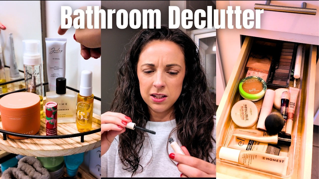 Bathroom Declutter & Organization | Simple Reset, Progress Over Perfection, Minimal Bathroom Refresh