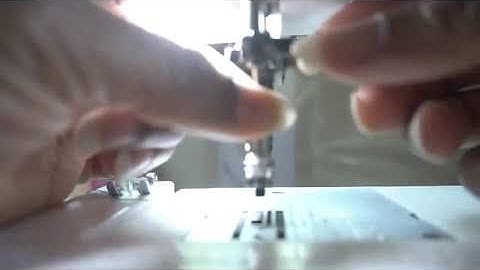 How to change the needle on the Pfaff slect 3.2 sewing machine / Step by step tutorial