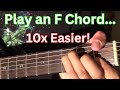 How To Play an F Chord On Guitar | F Major Guitar Chord Lesson